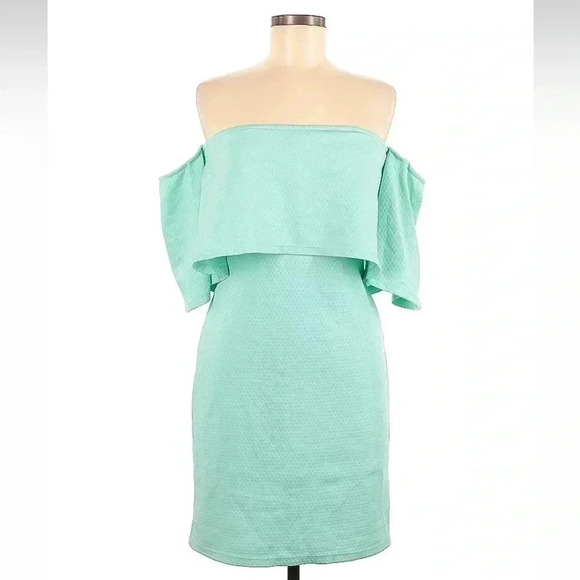 Anthropologie | Hutch | Mint Mallory Off The Shoulders Dress Size S Small - Picture 3 of 5